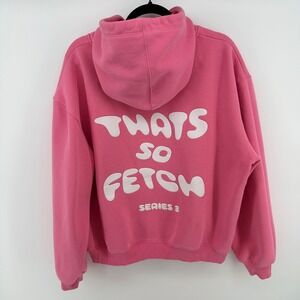 THATSSOFETCH Thats So Fetch Series 3 Hoodie Pink L/XL Oversized Puff Print